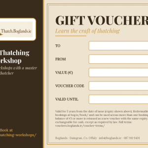 Roof Thatching Workshop Gift Voucher